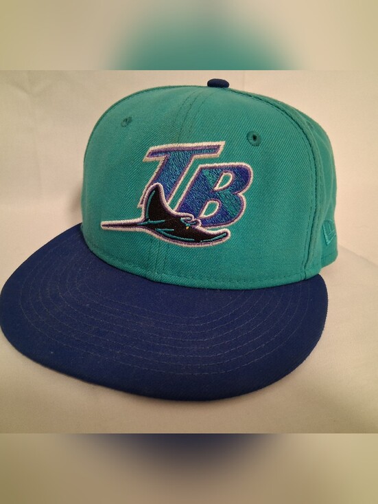 Cooperstown Collection Other - Cooperstown Collection MLB Tampa Bay Rays Teal and Navy Hat, Embroidered Logo